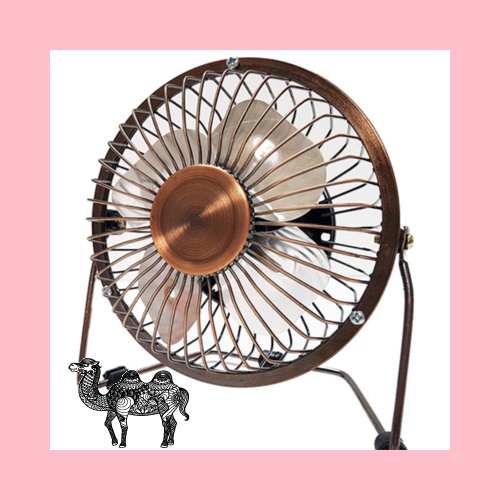4인치 엔틱USB선풍기 휴대용선풍기 탁상용