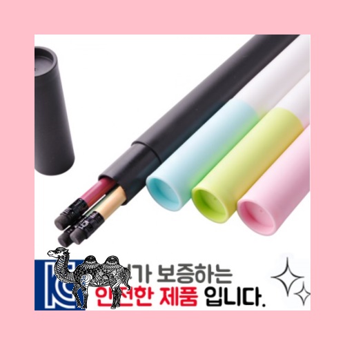 인젝션 파스텔연필 3P 바닐라원통세트