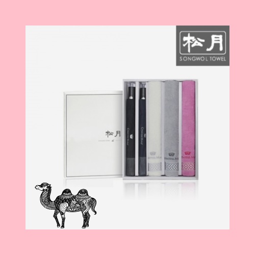 송월타월 카운테스마라 도트보더 2p 맥스3p 타올