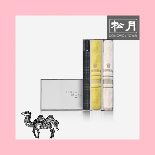송월타월 모던체크 1p 카운테스마라 센치 2p 타올