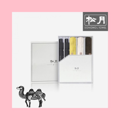 송월타월 카운테스마라 3단폰지 2p 센치 3p 타올