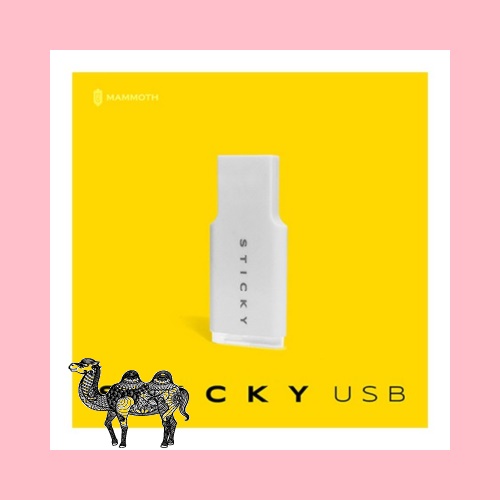 매머드 MAMMOTH USB메모리 GU1800 4G Sticky