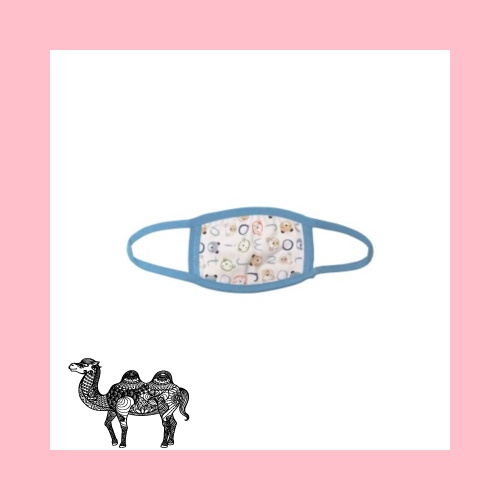 유아용 오가닉 파란곰마스크