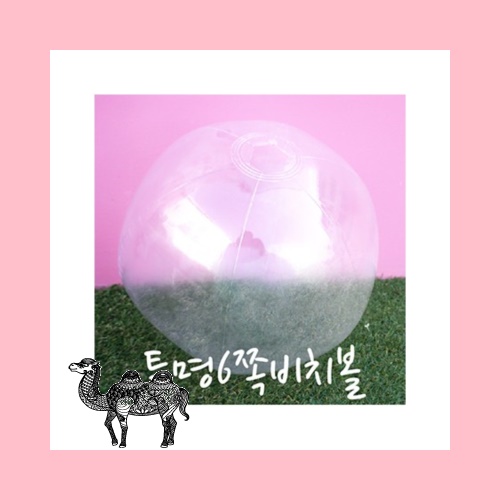투명6쪽비치볼