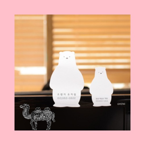 폴라베어스 메모잇 북극곰 주문제작