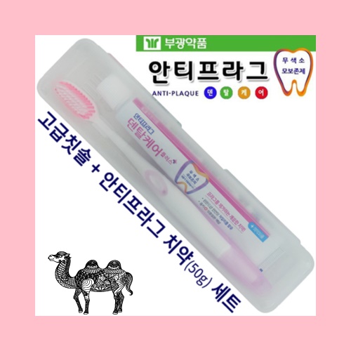 고급칫솔 안티프라그 치약50g세트