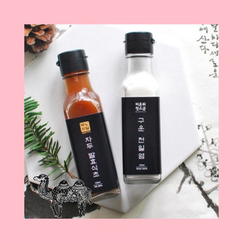 해와달 2조 세트120ml 천일염 발효식초