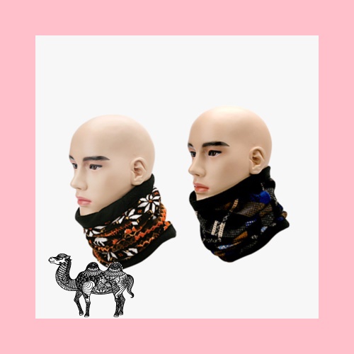 넥워머 루돌프패턴체크