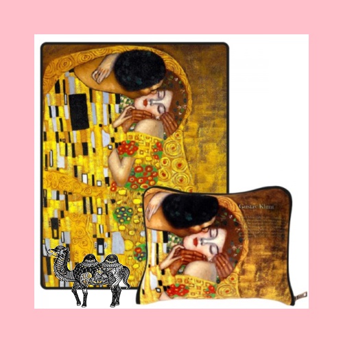 명화무릎담요: 클림트 키스 커버.파우치없음 500장이상 별도제작 5000원