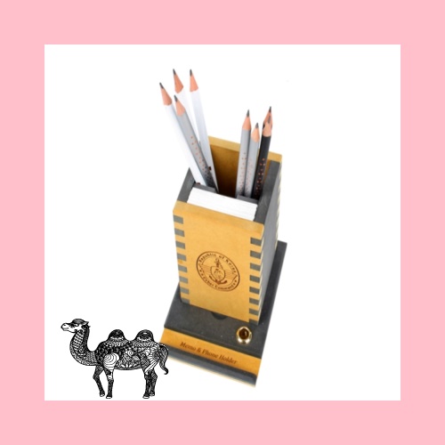 에코격자메모필통폰거치대세트