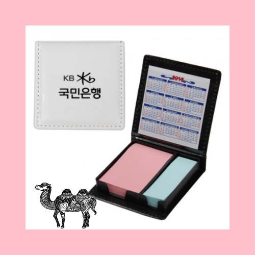 화이트 점착메모함 소