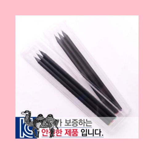 국산투명사각&middot;보석연필3P세트