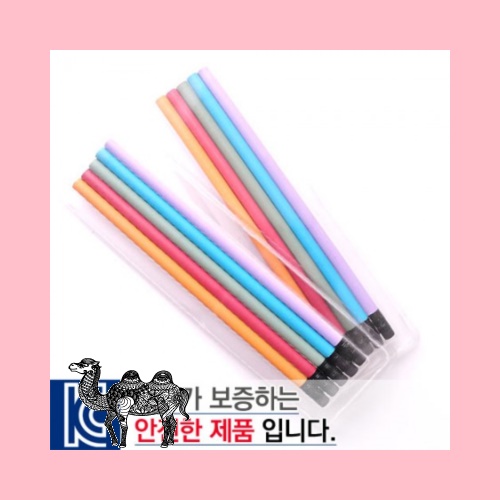 국산투명사각&middot;파스텔연필5P세트