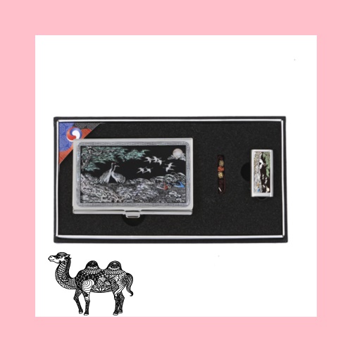 채색송학자개명함 채색송학자개USB 8GB~64GB