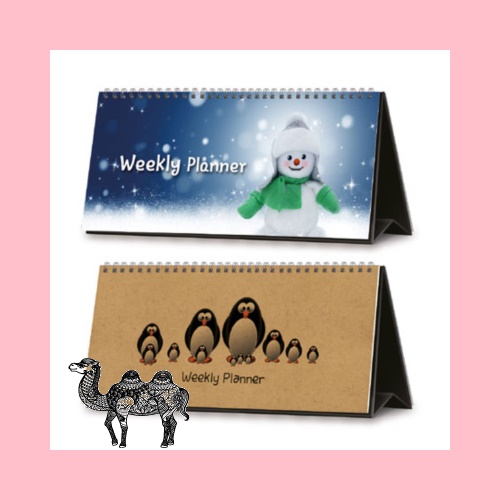 주문 제작 탁상 주간플래너 세움형 230x100mm