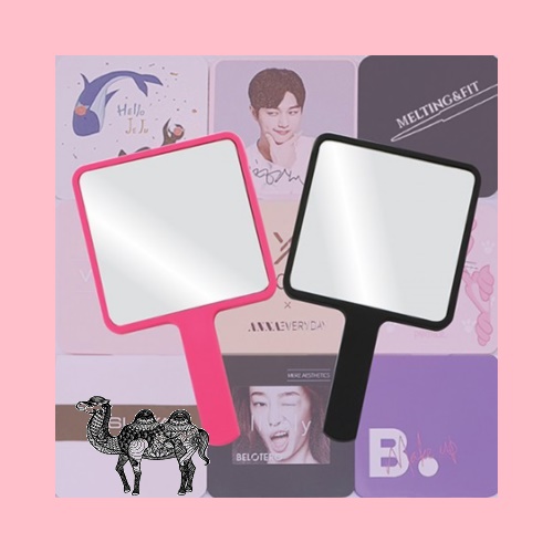 국산모던사각손거울 중 블랙핑크