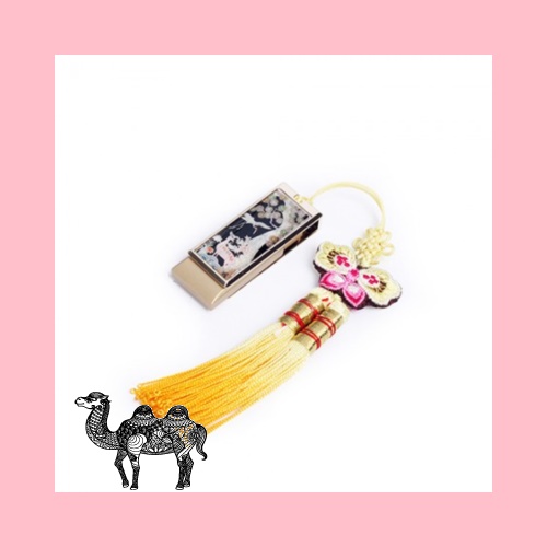 한국전통자개USB 사슴송학