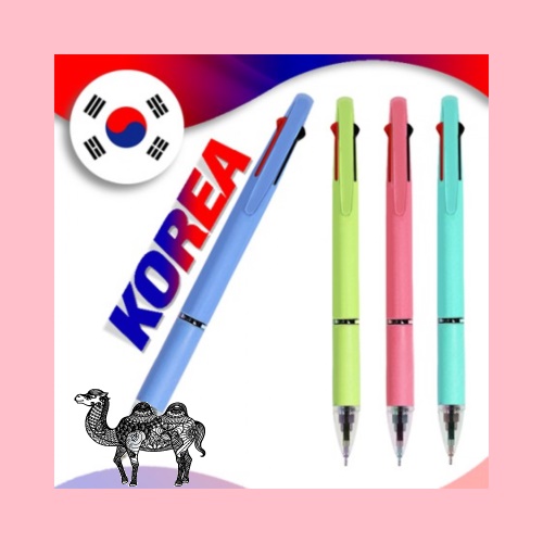 국산코리아마이니들3색 독일잉크 초초저점도 볼펜