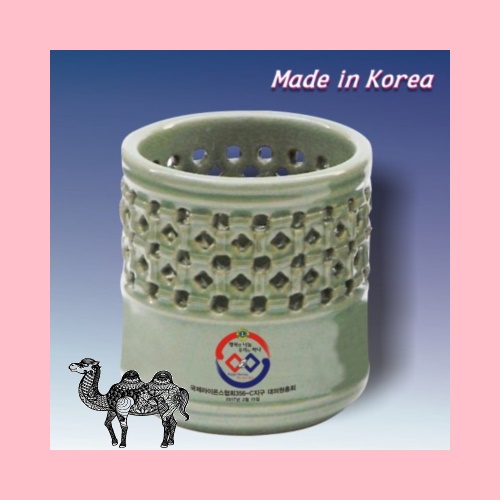 청신형투각붓통 대