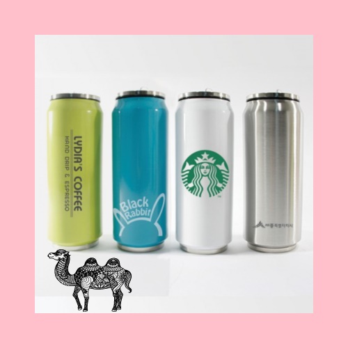 틴 tin 이중스텐 캔텀블러 500ml