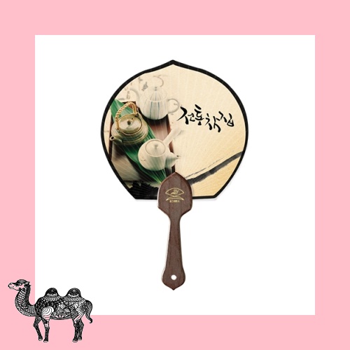 꼬마선 독판 전통부채 효자손