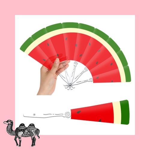 패션9쪽스마일 중 투명자루 부채