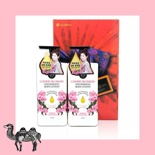 온더바디 체리블라썸 바디로션 400+400 샴푸 린스세트