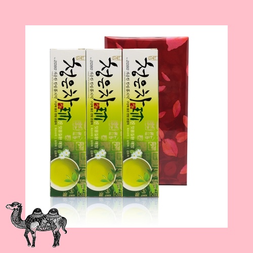 애경 청은차 치약 120g 3입 세트 칫솔 덴탈용품