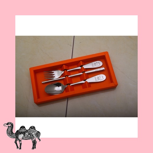 파미 소아수저 저분 포크 3P 수저세트