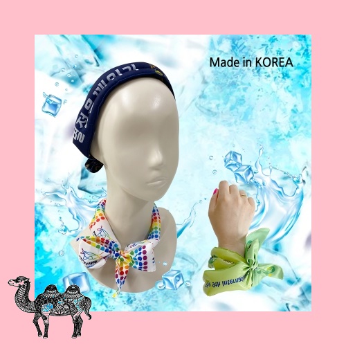 주문제제작 국내산 쿨 아이스스카프 스카프 머플러