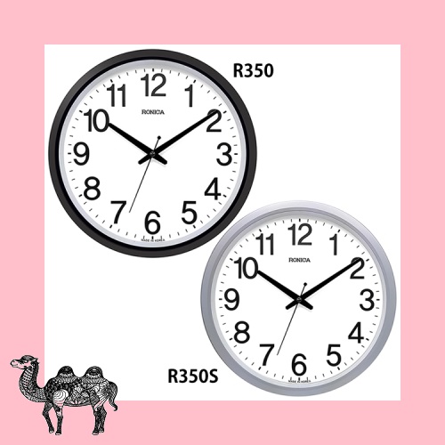 로니카 무소음 정통벽시계 R350B R350S 벽시계