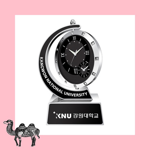 DK 301B블랙지구본보석탁상시계 탁상시계