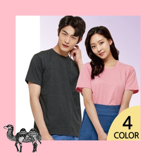 면 30수 복카 라운드 라운드티셔츠