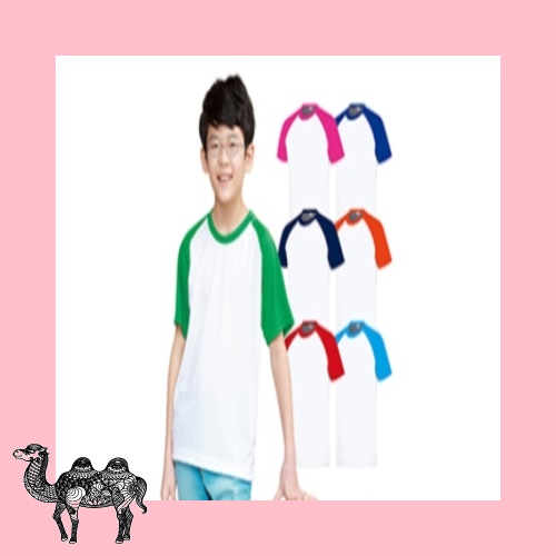 아동용 쿨론 라운드 라그랑 라운드티셔츠