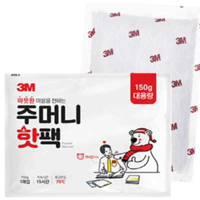 3M 프리미엄 주머니 핫팩 대용량 150g