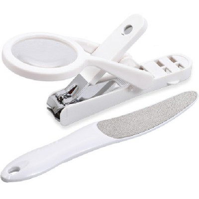 화이트 돋보기손톱깍이세트(2pcs)
