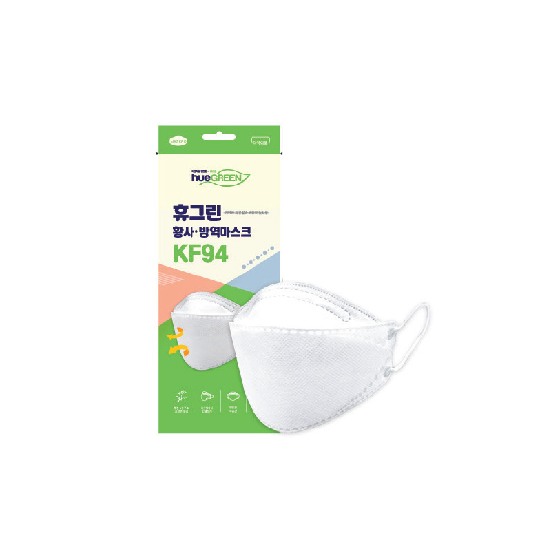 휴그린 마스크 KF94 (대형/중형)