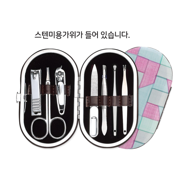 라운드조각보 손톱깎이-7종