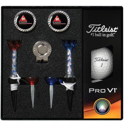 타이틀리스트 Pro V1 골프용품세트(실버)