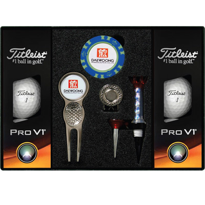 타이틀리스트 Pro V1 골프용품세트(실버)