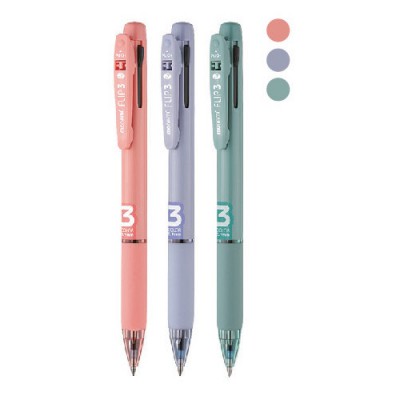 플립3색 0.7mm 볼펜