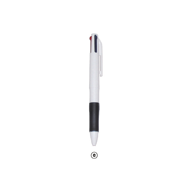 E C4색(흑/적/청/녹) 볼펜