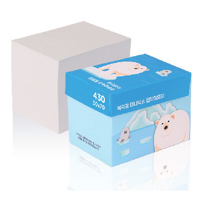 북극곰 미니박스 점착메모지