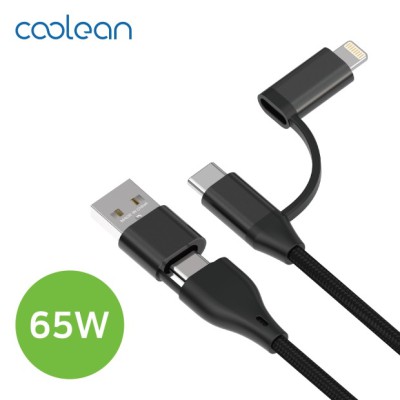 [쿨린] 65W 4in1 멀티 고속충전 케이블 243