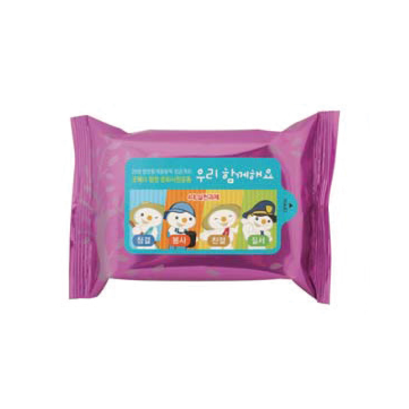 메탈트리 퍼플 물티슈 25매