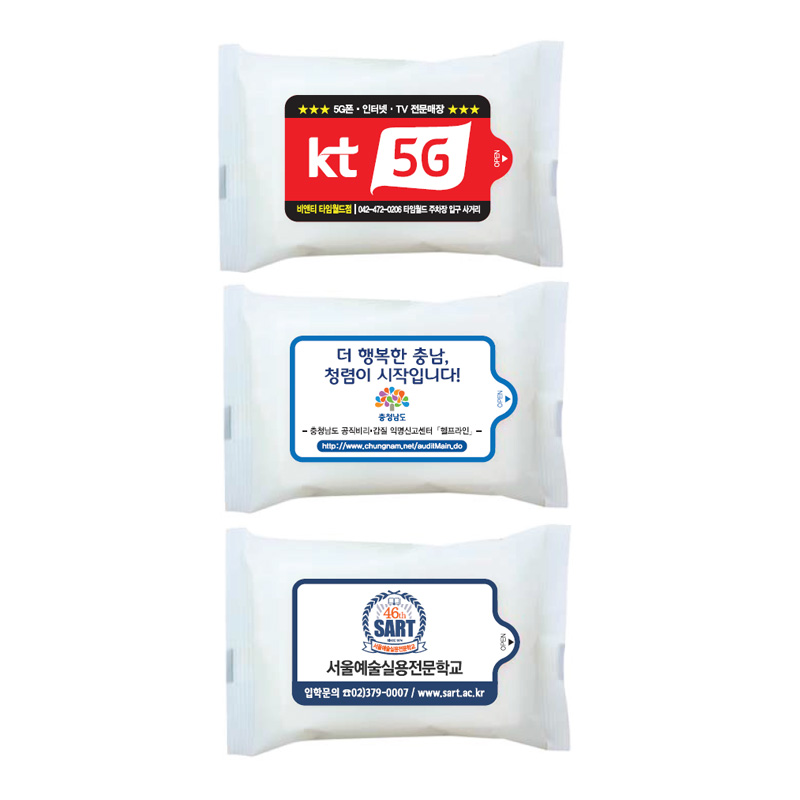 무광화이트 물티슈 30매