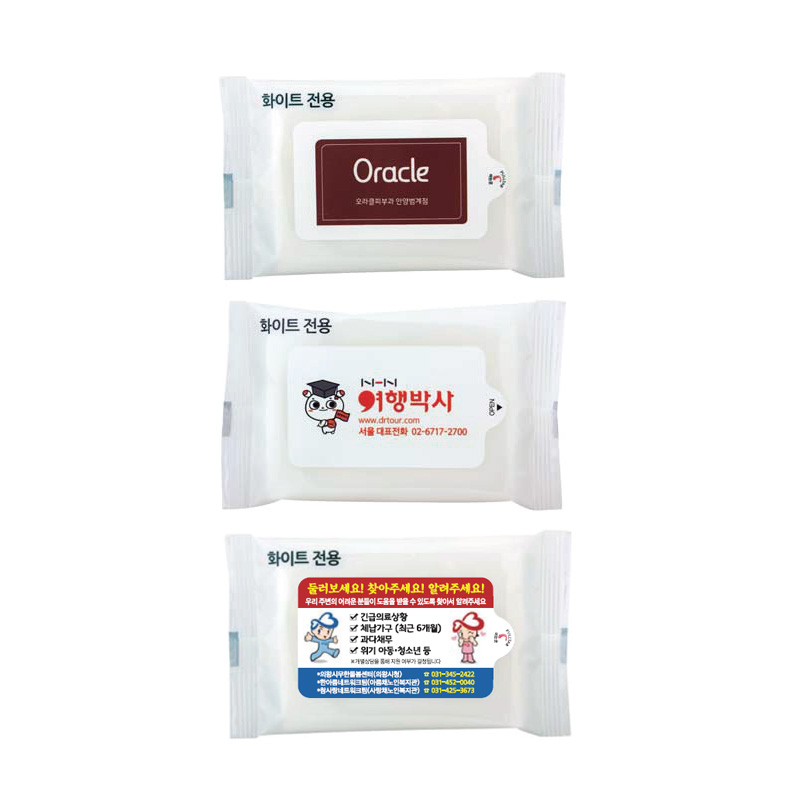 전용 화이트 물티슈 5매