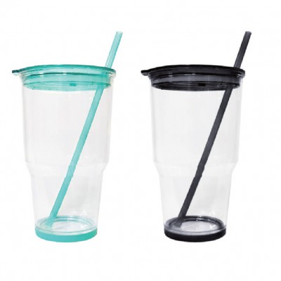 투명 빨대 텀블러 700ml