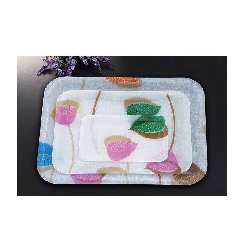아크릴 연실 타원쟁반 3P Set