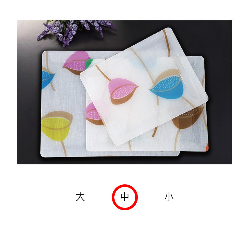 아크릴 연실 직쟁반 中